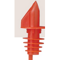 12 Piece Fluorescent Red Plastic Speed Bottle Pourers Set